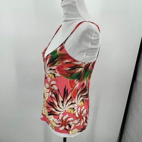 & Other Stories Women Size 6 Pink Tropical Tank Top - Picture 4 of 10